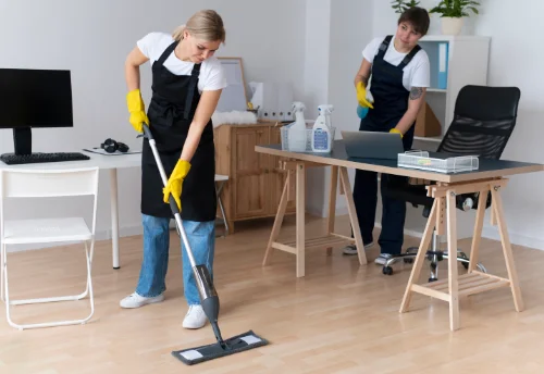Nettoyage de bureau professionnel à Saint-Hilaire-Taurieux